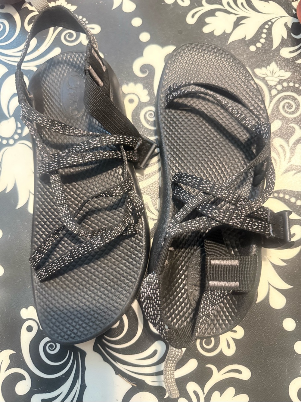 Chaco Kids Black Strappy Sport Sandals